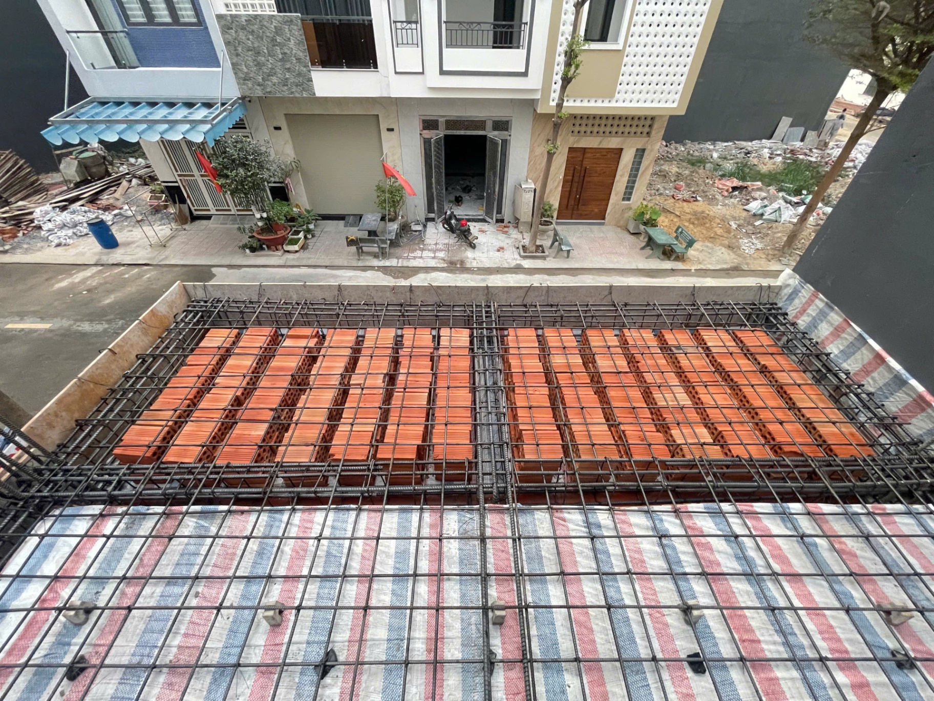 Chuẩn bị coppha & sàn